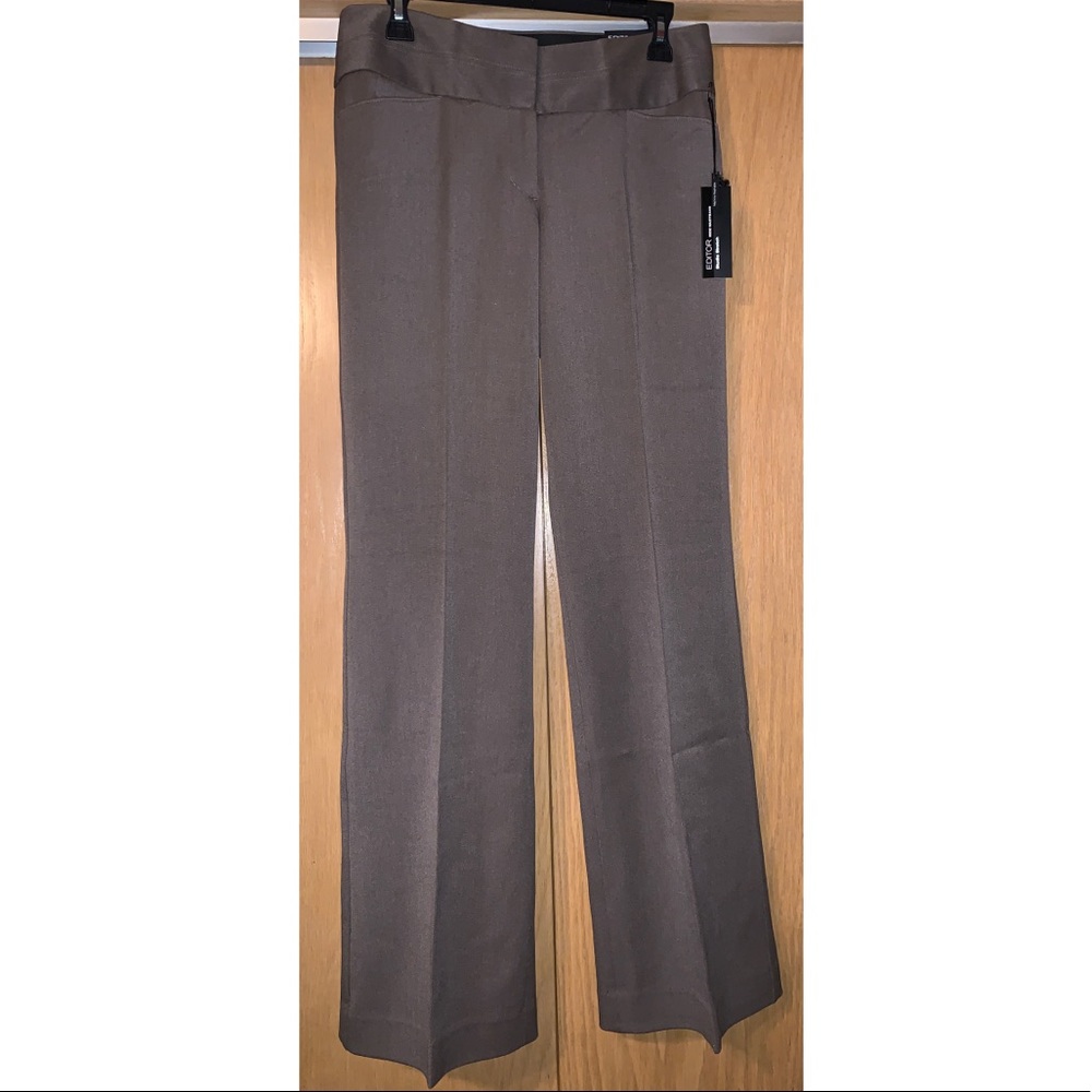 NWT Express Editor Flare Dress Pants - Picture 2 of 5